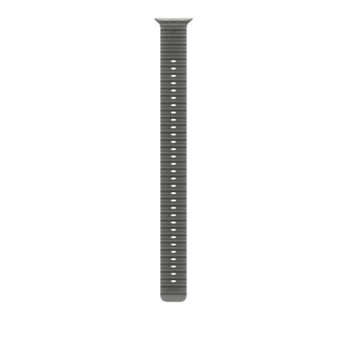 49mm Translucent Black Ocean Band Extension - Natural Titanium Finish
