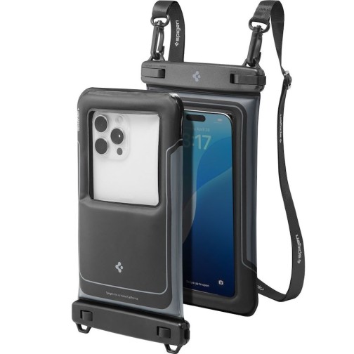 Spigen Universal Waterproof Float case - Matte Black (2x pack)