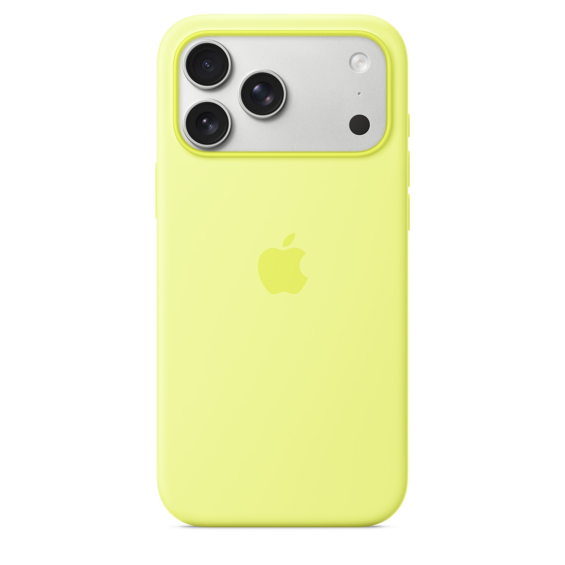 iPhone 17 Pro Max Silicone Case with MagSafe – Neon Yellow MGFM4ZM
