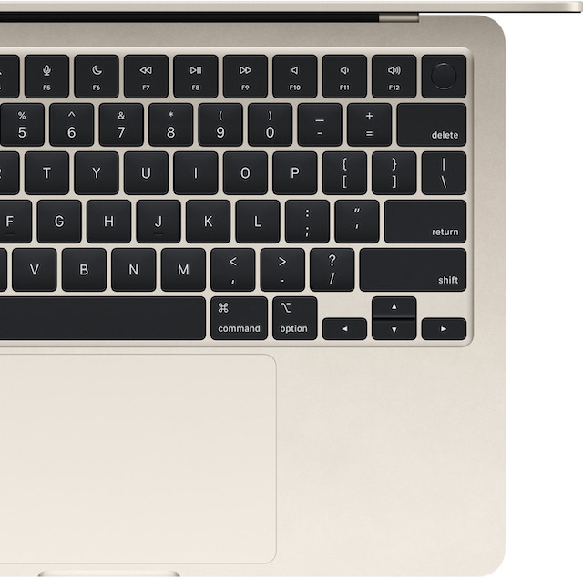 MacBook Air M2 klaviatūra