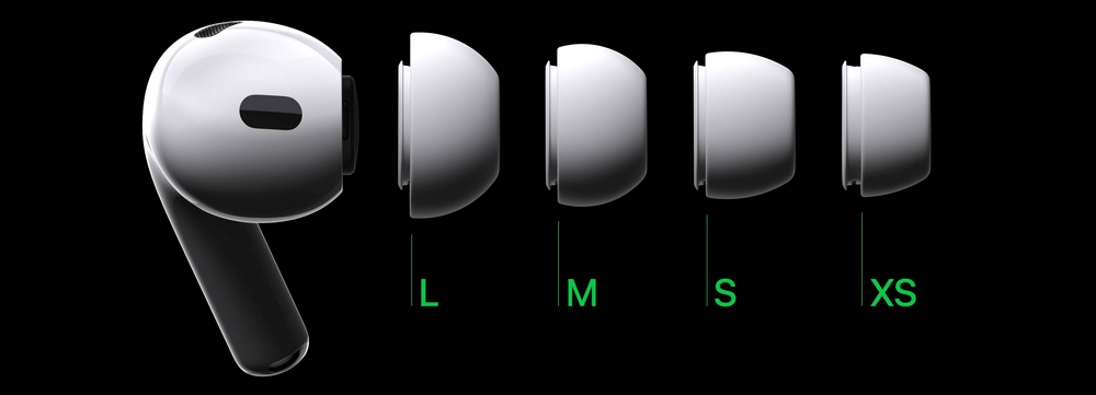 AirPods Pro 2 silikoniniai antgaliai