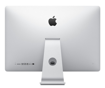 Apple iMac dizainas iš nugaros pusės