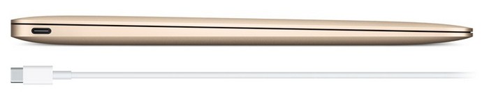 Apple MacBook 12 universali USB-C jungtis