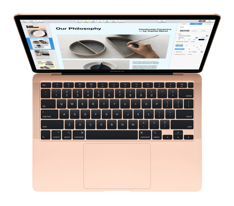 Apple MacBook Air klaviatūra