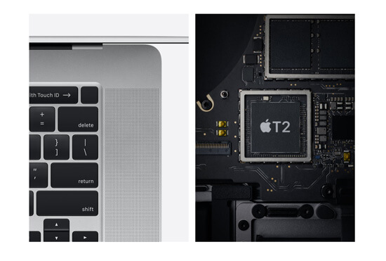 Apple MacBook Pro 16 saugumas