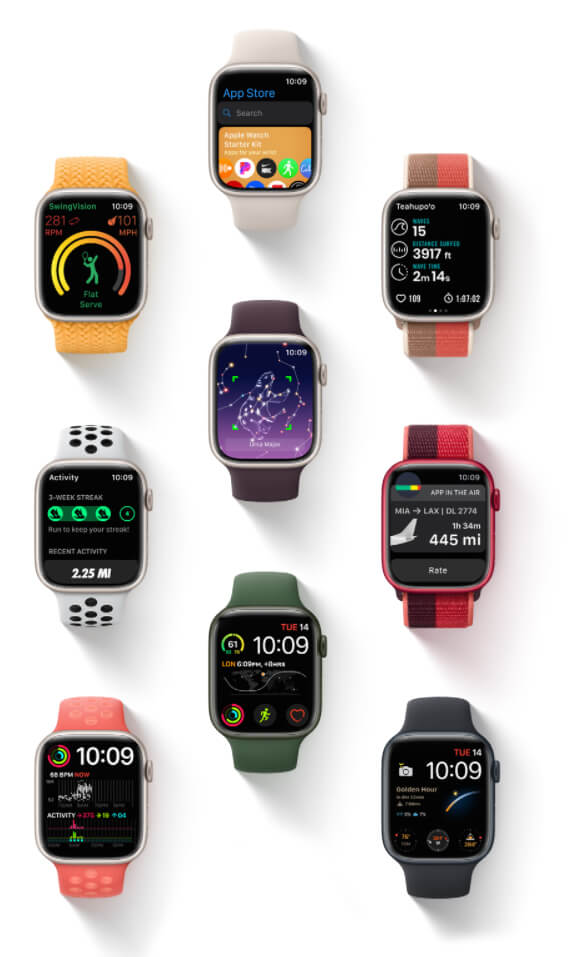 Apple Watch 7 ekranas