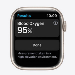 Apple Watch 7 deguonies stebėjimas