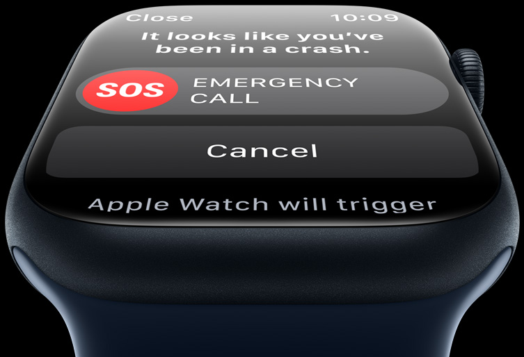 Apple Watch Series 8 Crash Detection