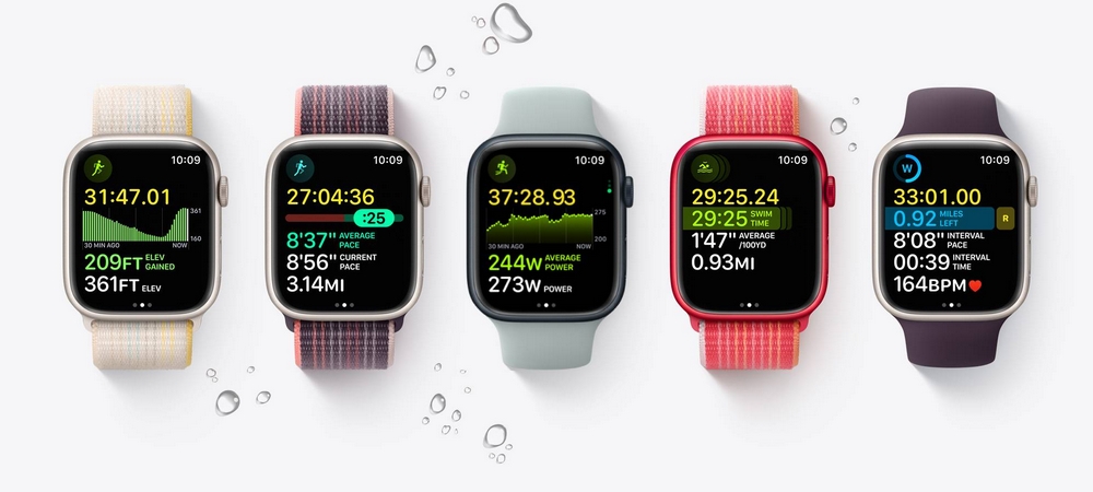 Apple Watch Series 8 treniruotės