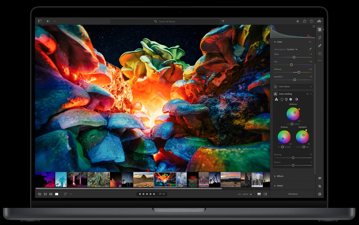 MacBook Pro 2023 Adobe Photoshop Lightroom