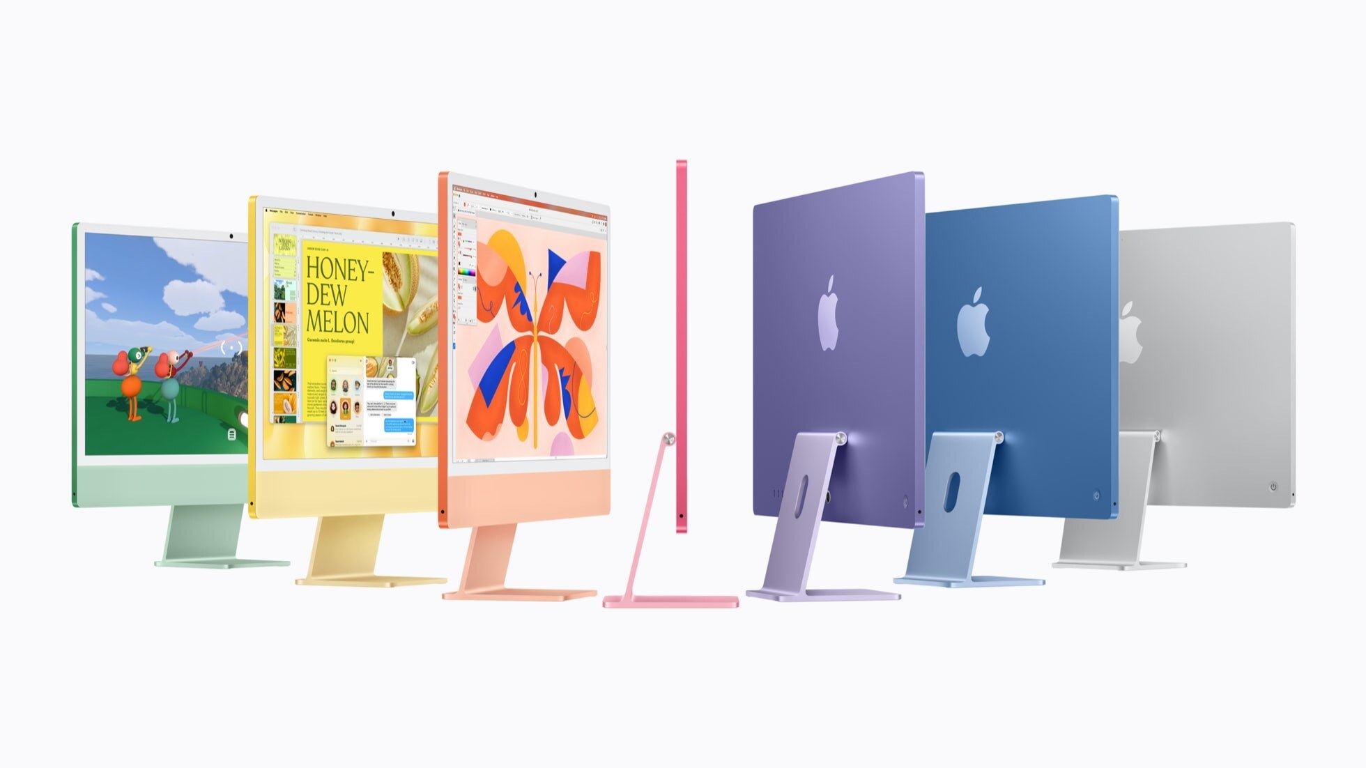 Naujasis iMac su M6 – septynios spalvos