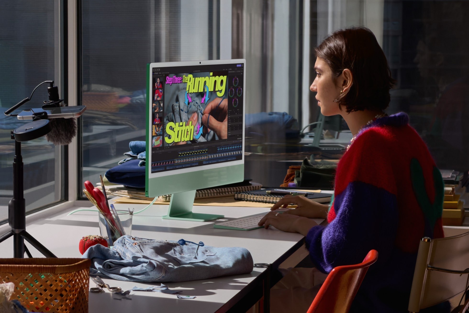 iMac su M6 – vaizdo montavimas