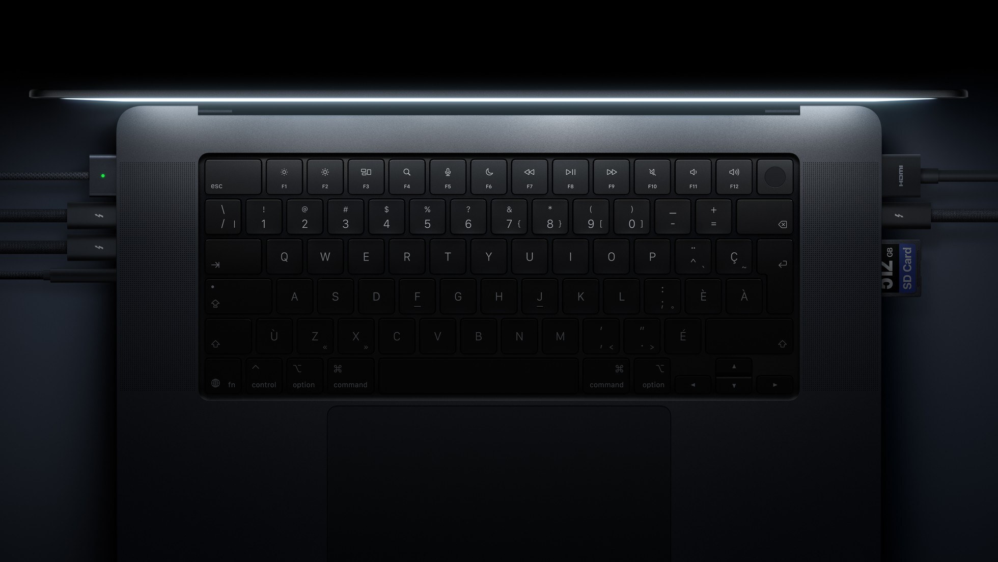 MacBook Pro – jungtys